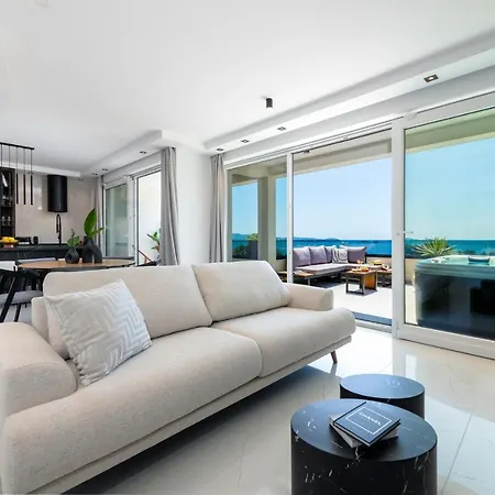 K&n Luxapartment - Jacuzzi And Magnificent Sea View Mlini