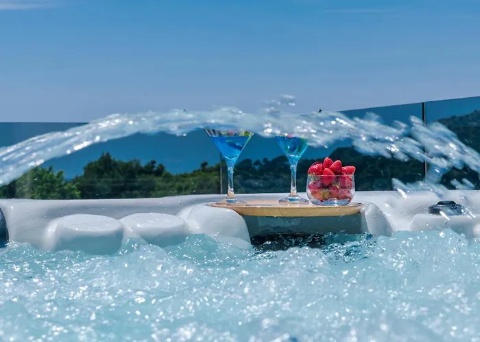 K&n Luxapartment - Jacuzzi And Magnificent Sea View * Mlini