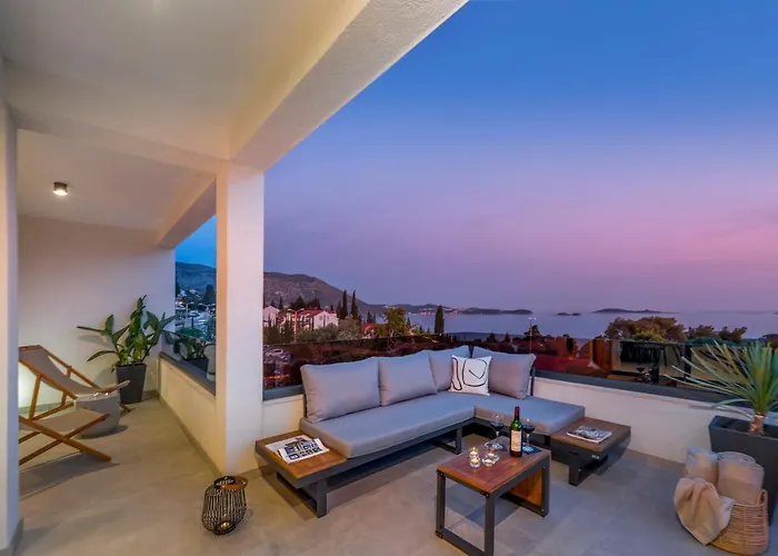 K&n Luxapartment - Jacuzzi And Magnificent Sea View * Mlini